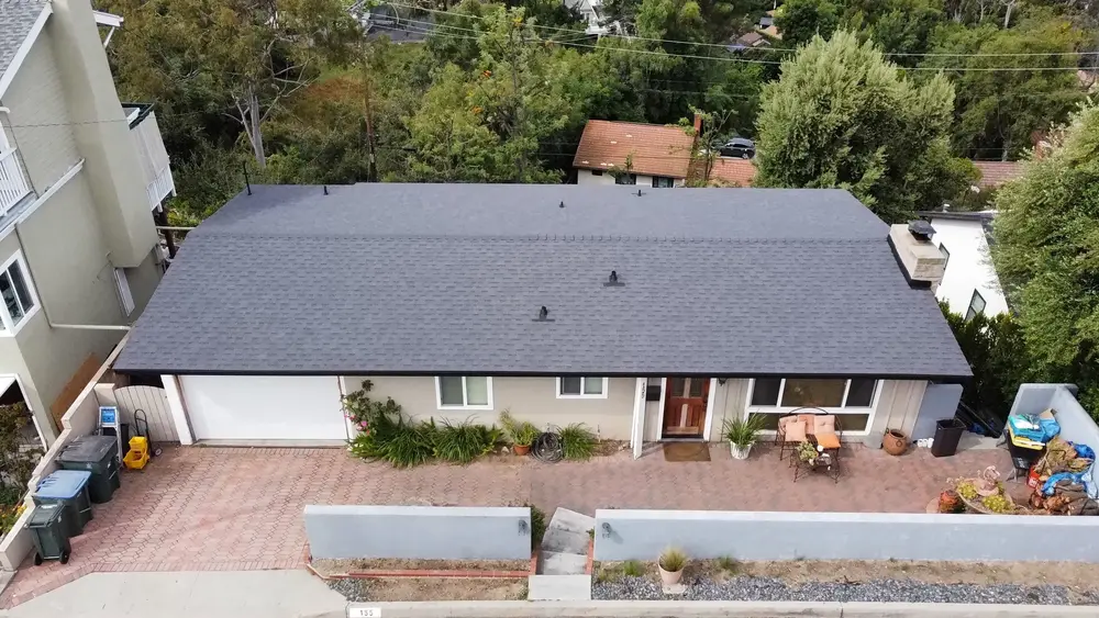 New roof installation by Avanti Construction